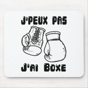 J'peux Pas J'ai Boxen - Boxen Geschenk Jersey Mousepad