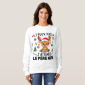 J'Peux Pas J'Attends Le Père Noël Sweatshirt (Vorne ganz)