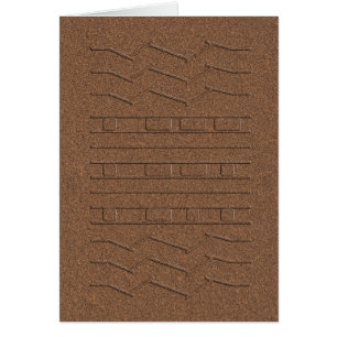 JPL Mars Neugier Rover Tire Track Tree Red