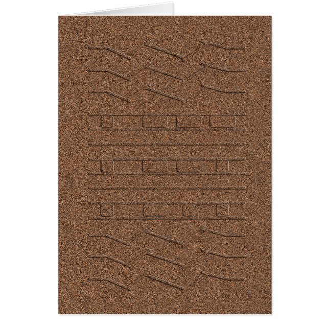 JPL Mars Neugier Rover Tire Track Tree Red (Vorne)