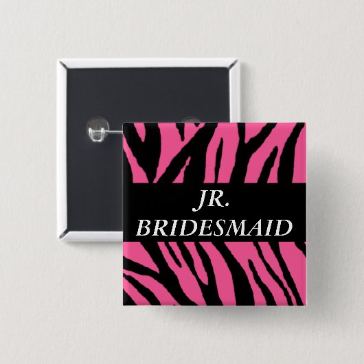 Jr.-Brautjungfer Button (Vorne & Hinten)