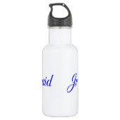 Jr. Brautjungfer Edelstahlflasche (Rückseite)