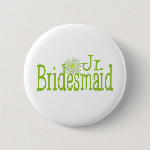 Jr. Bridesmaid/ Daisy theme Button