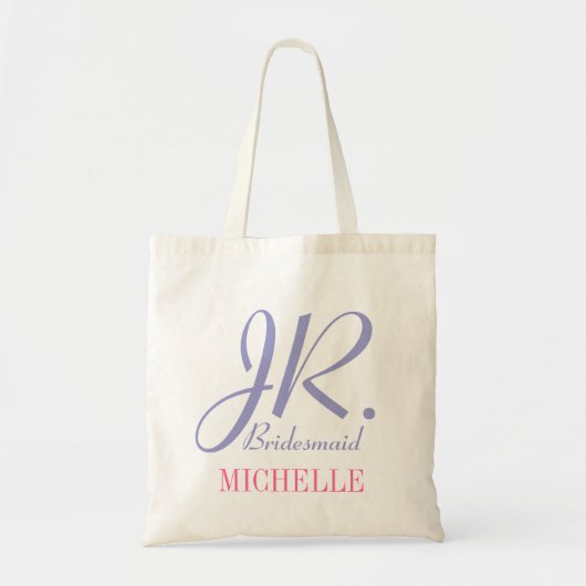 Jr bridesmaid lila rosa Tasche für Blume Mädchen (Vorne)