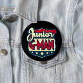 Jr. G-Man-Abzeichen Button (Beispiel)