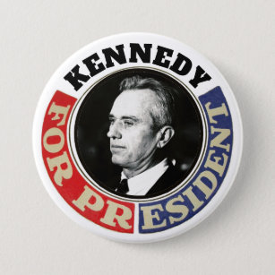 Jr. Robert-F. Kennedy für Präsidenten Button