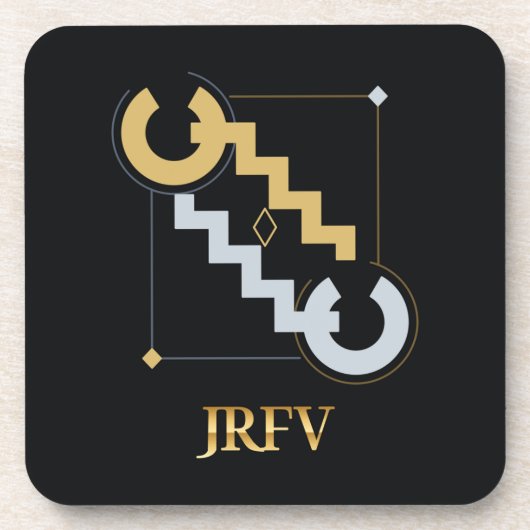 JRFV Eclipse Treppenhaus-Set aus 6 Getränkeuntersetzer (Vorderseite)