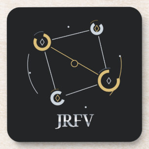 JRFV Sternbild-Dial-Satz aus 6 Teilen Getränkeuntersetzer