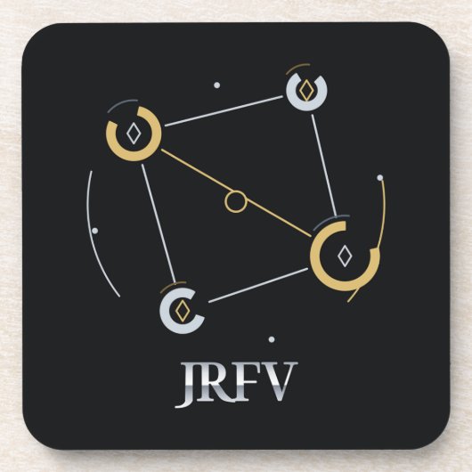 JRFV Sternbild-Dial-Satz aus 6 Teilen Getränkeuntersetzer (Vorderseite)