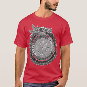 Jrmungandr umkreisender Kompass T-Shirt