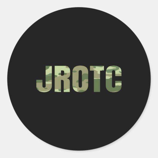 Jrotc Cadet United Staaten Junior Rotc Runder Aufkleber (Vorderseite)