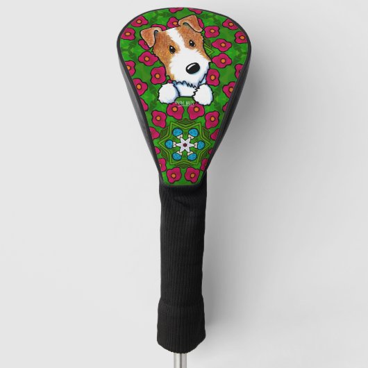 JRT Poppies Golf Head Cover Headcover (Vorderseite)