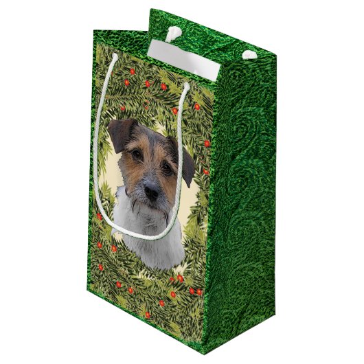 JRT Wreath Kleine Geschenktüte (Rückseite Schrägansicht)