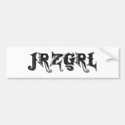 Jrzgrl Autoaufkleber (Vorne)