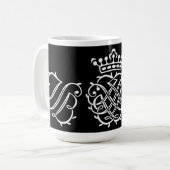 JS Bach Siegel Kaffeetasse (Vorderseite Links)