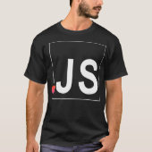 JS   Java Script T Shirt  Programming  (Vorderseite)