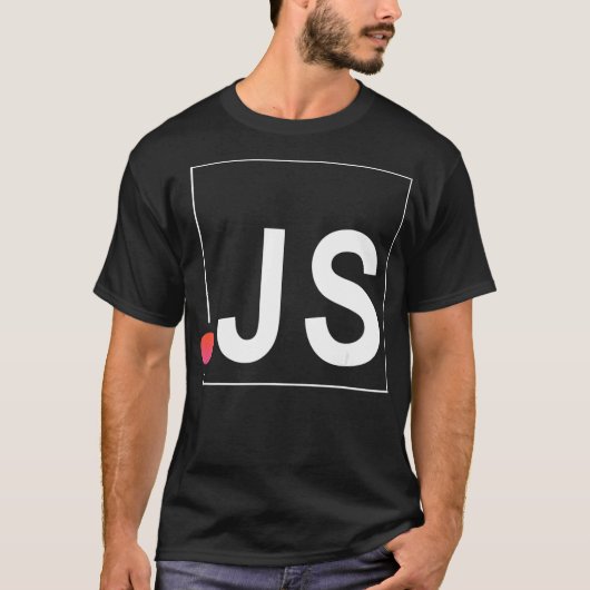 JS   Java Script T Shirt  Programming  (Vorderseite)
