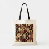 JS Sargent Berühmte Portraits Collage Monogram Tas Tragetasche (Rückseite)