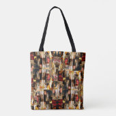 JS Sargent Famous Portraits Collage Monogram Tasche (Rückseite)