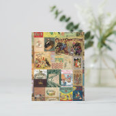 JSBC2 BUCH DECKT BÜCHERCOVERS COLORFUL A POSTKARTE (Stehend Vorderseite)