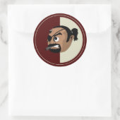 JSC-Aufkleber "Stealth" Runder Aufkleber (Tasche)