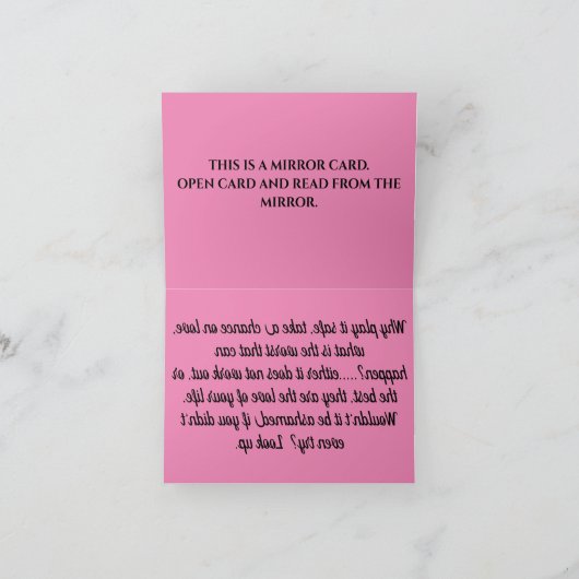 JSIWTS 015 - Eine Chance Dankeskarte (Innenseite)