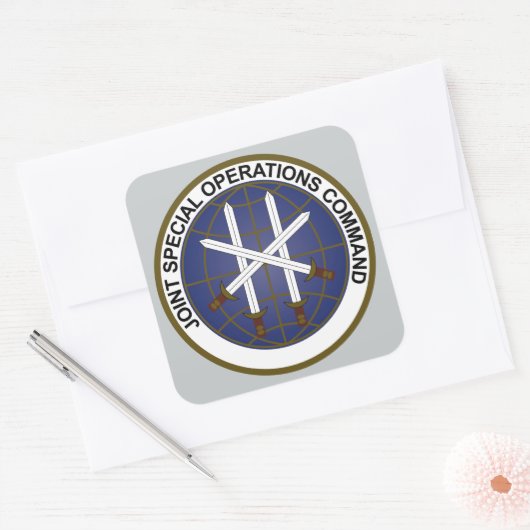 JSOC QUADRATISCHER AUFKLEBER (Umschlag)