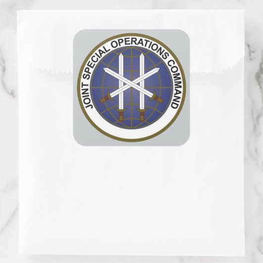 JSOC QUADRATISCHER AUFKLEBER (Tasche)