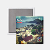 JT004 SADA, Mayotte, Afrika, Kühlschrank Magnet (Vorderseite/Rückseite)