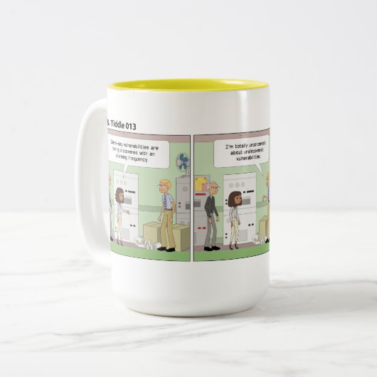 JT013-Tasse Zweifarbige Tasse (Vorderseite Links)