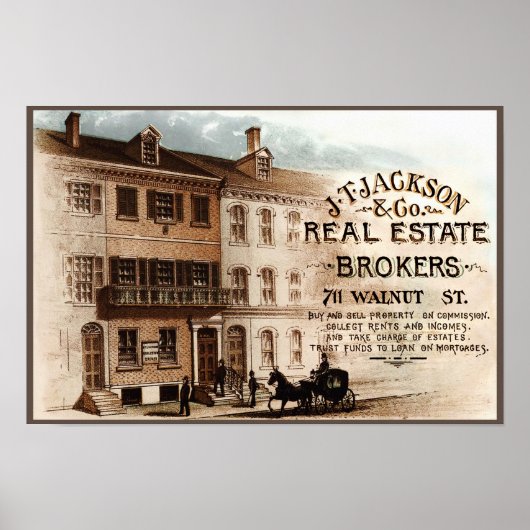JT Jackson Real Anwesen Brokers - Philadelphia Poster (Vorne)