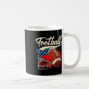 Ju. 4. Tag der Unabhängigkeit von Retro Football U Kaffeetasse