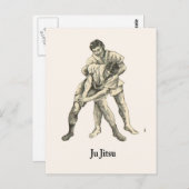 Ju jitsu 5 postkarte (Vorne/Hinten)