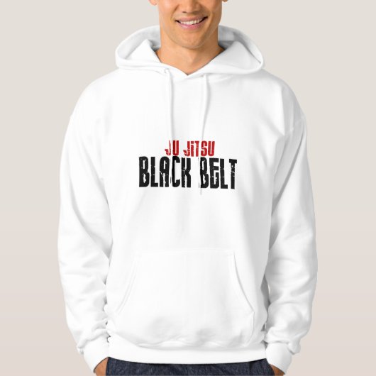 Ju Jitsu schwarzer Gürtel Hoodie (Vorderseite)