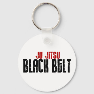 Ju Jitsu schwarzer Gürtel Schlüsselanhänger