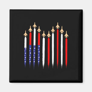 Ju Ju 4. Flag des amerikanischen Patriotischen Kam Magnet