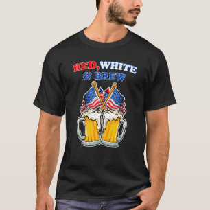 JU: Red White and Brew American Independence 4. T-Shirt