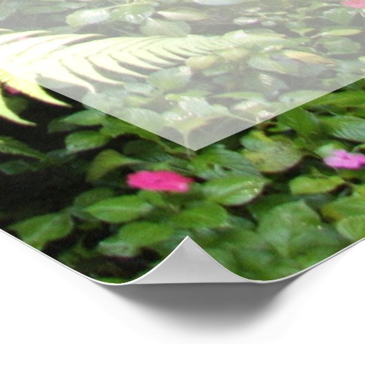 Juan 4:13 con Cascada Poster (Ecke)