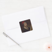 Juan de la Cosa Quadratischer Aufkleber (Umschlag)