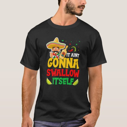 Juan Drinking Mexican Fiesta Quote  Cinco de Mayo T-Shirt (Vorderseite)