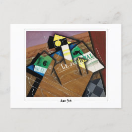 Juan Gris #12 - Fine Art Postcard Postkarte