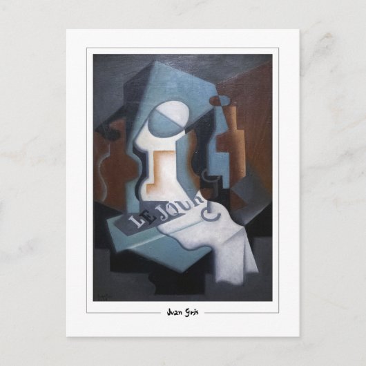 Juan Gris #169 - Fine Art Postcard Postkarte (Vorderseite)