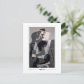 Juan Gris #245 - Fine Art Postcard Postkarte (Stehend Vorderseite)