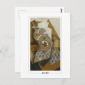 Juan Gris #261 - Fine Art Postcard Postkarte (Vorne/Hinten)