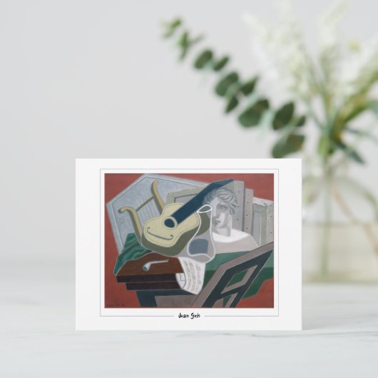 Juan Gris #266 - Fine Art Postcard Postkarte (Stehend Vorderseite)