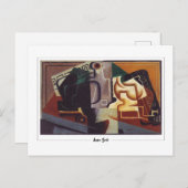 Juan Gris #268 - Fine Art Postcard Postkarte (Vorne/Hinten)