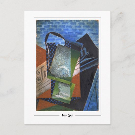 Juan Gris #272 - Fine Art Postcard Postkarte (Vorderseite)
