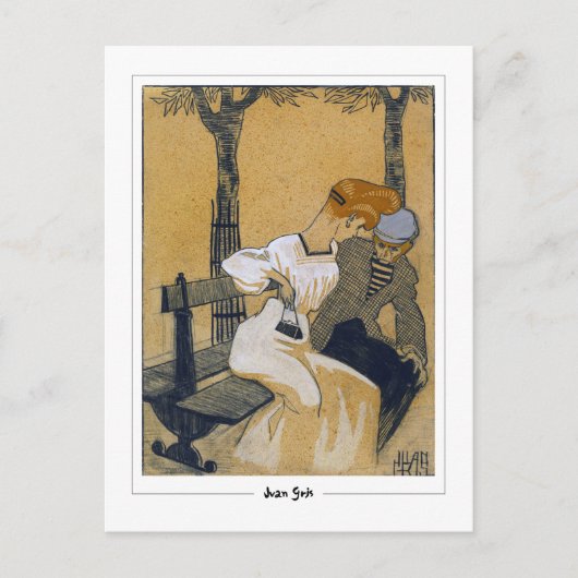 Juan Gris #277 - Fine Art Postcard Postkarte (Vorderseite)