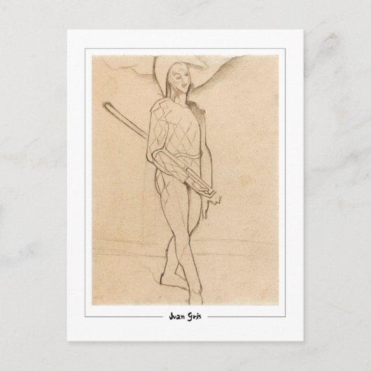 Juan Gris #292 - Fine Art Postcard Postkarte (Vorderseite)