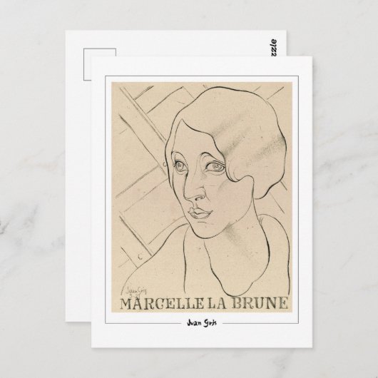 Juan Gris #298 - Fine Art Postcard Postkarte (Vorne/Hinten)